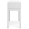 Solid Rubberwood Contemporary Mid-Century Console Table with 3 Drawers, Tapered Legs and Multipurpose Design - 3 of 4