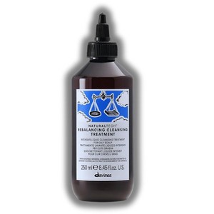 Davines NaturalTech Rebalancing Cleansing Treatment (8.45 oz) - Purifying Scalp Care for Oily Hair, Reduces Sebum 19% in 28 Days - 1 of 2