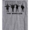 Men's - The Beatles - Help Silhouettes Short Sleeve Graphic T-Shirt - image 2 of 4