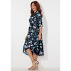 Catherines Women's Plus Size Easy Faux Wrap Dress - 4 of 4