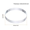 Unique Bargains Stainless Steel Non-Stick Perforated Baking Dessert Round Cake Ring 3 Pcs - 2 of 4