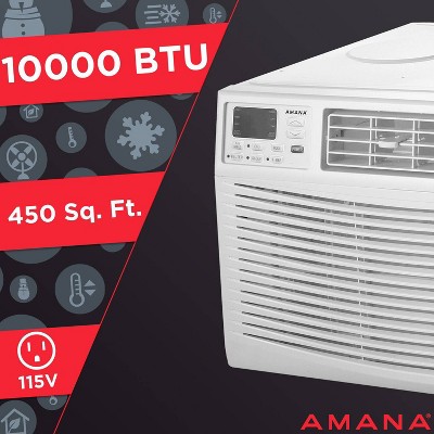 Amana 10,000 BTU White Window Air Conditioner with Remote