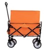 CAVINAS Expandable Folding Wagon for Camping, Heavy Duty Utility Shopping Cart, All Terrain Beach Wagons for Camping Shopping - 3 of 4