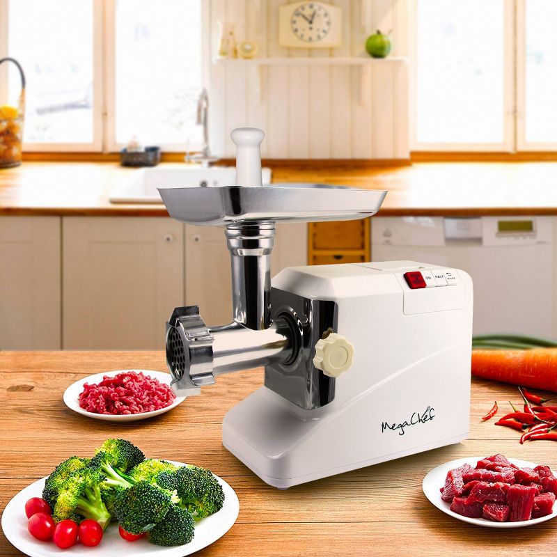 MegaChef 1800 Watt High Quality Automatic Meat Grinder for Household Use, 3 of 5