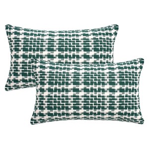REGALWOVEN  Fade Resistant Decorative Weaving Style Soft Throw Pillow Covers 2 Pcs - 1 of 4