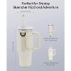 BABYYER Water Bottle Carrier Bag Fits 40 Oz Tumbler with Handle, Bottle Bag with Adjustable Shoulder Strap, Neoprene Bottle Holder - 3 of 4