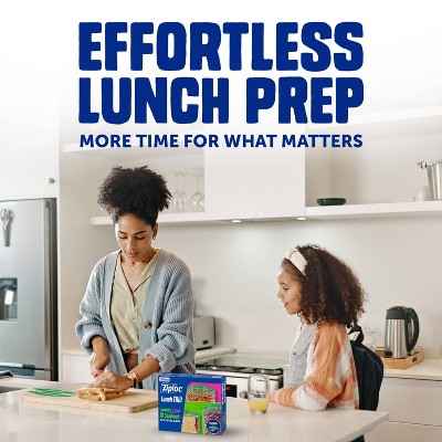 Ziploc Lunch Trio Sandwich for School Meal Prep Snack Bags - XL - 225ct