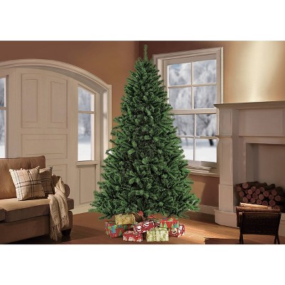 7.5ft Unlit Artificial Christmas Tree Full Newcastle Fir