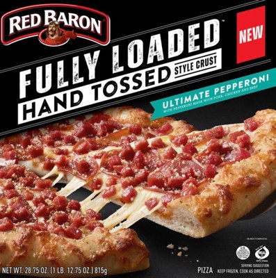 REVIEW: Red Baron Fully Loaded Hand Tossed Ultimate Pepperoni Pizza - The  Impulsive Buy
