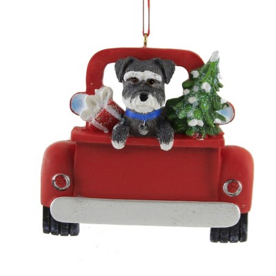 Kurt S. Adler 3.25 In Dog In Back Of Truck Christmas Tree Diy Personalize Tree Ornaments