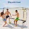 Soccer Goal Nets for Backyard,Training,Soccer Training Equipment Portable Net for Soccer/Football Practice,Metal Goal Post for Adults Kids,Easy Setup - 4 of 4