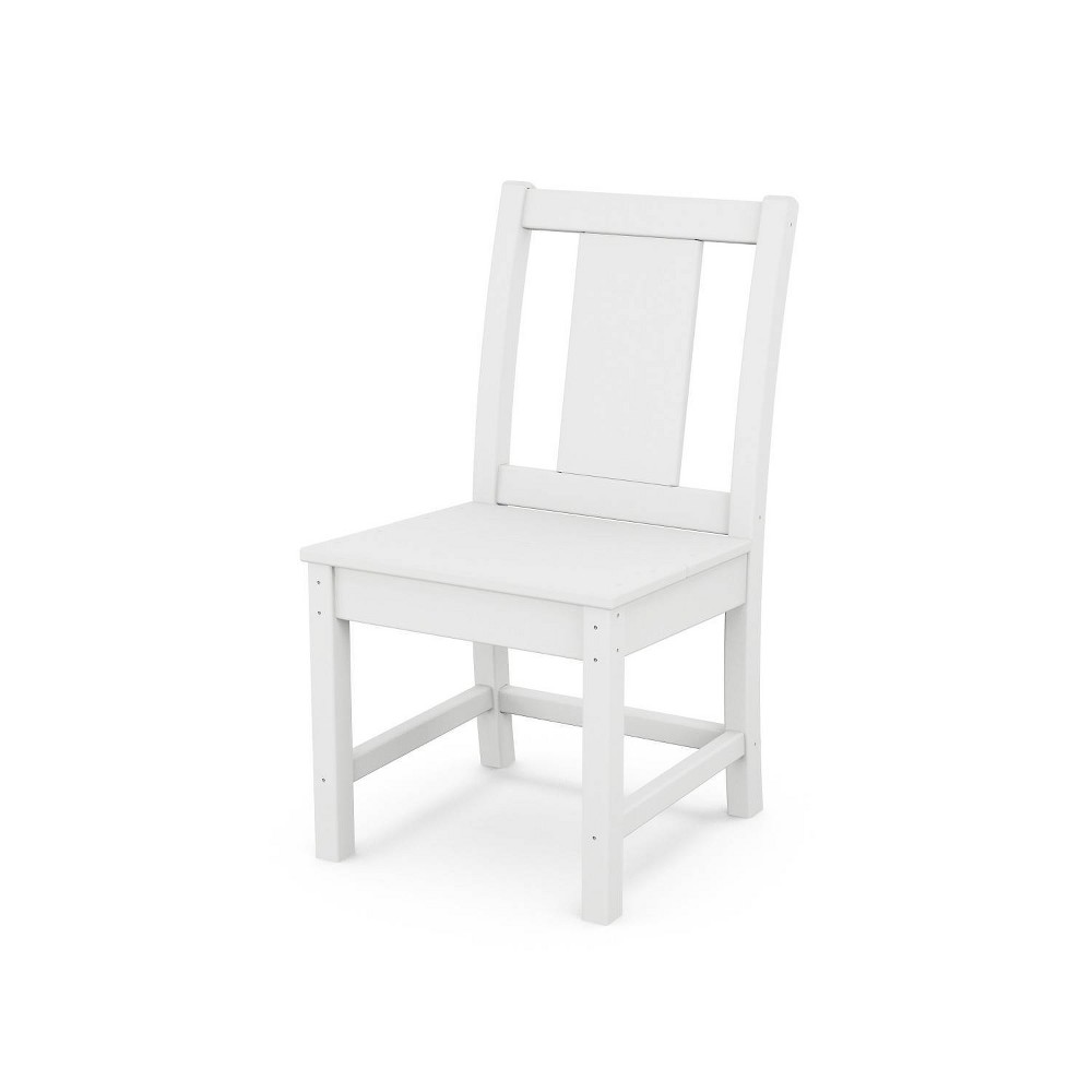 Photos - Chair POLYWOOD Prairie Outdoor Patio Dining , Armless  White