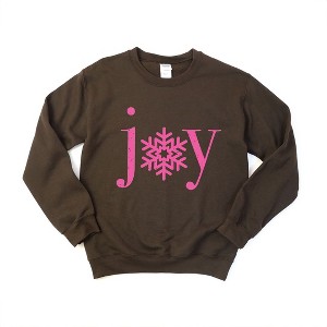 Simply Sage Market Women's Graphic Sweatshirt Joy Snowflake - 1 of 4