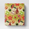 30” 25 sq ft Christmas Roll Wrap Nostalgic Ornaments - Wondershop™ - 2 of 3
