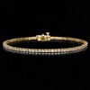 Ross-Simons 1.00 ct. t.w. Lab-Grown Diamond Tennis Bracelet in 18kt Gold Over Sterling - 3 of 4