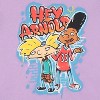 Ladies Hey Arnold Fashion Shirt - Hey Arnold and Gerald Cruved Hem Short Sleeve T-Shirt - 3 of 4