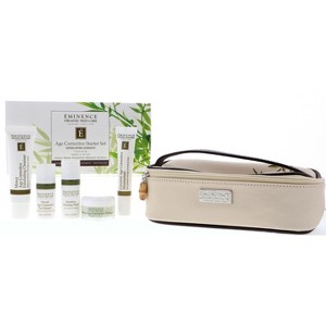 Eminence Age Corrective Starter Set (Cleanser 1oz, Masque 0.5oz, Firming Fluid 0.33oz, Moisturizer 0.5oz, Eye Serum 0.27oz) - 1 of 4