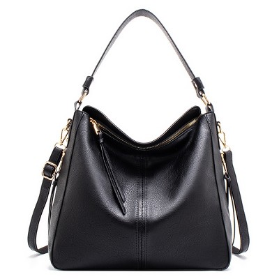 Boersma Women’s Hobo Bag – Large Capacity Faux Leather Shoulder Tote, Fashion Crossbody Handbag for Work, Shopping & Daily Use