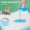 Sevobal Pet Training Pads And Potties Puppy Pads, Leak-Proof Quick-Drying Disposable Dog Pads, Absorbent Dog Pee Pads, Blue, 22"*22"*0.1" - 2 of 4