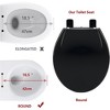 Whizmax Toilet Seat with Slow Soft Close - Easy to Install and Clean, Never Loosens - 2 of 4