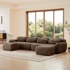 U-Shaped Sectional Sofas with 32D High-Density Sponge, Ergonomic Design, and Anti-Slip Base - 3 of 4