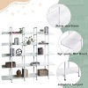 5-Tier Vintage Industrial Bookcase with Metal Frame - Open Design, 71” Tall, Durable Etagere Bookshelf, Easy Installation - 2 of 4