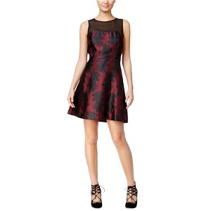 Kensie Womens Contrast Fit & Flare Floral A-line Dress - 1 of 1