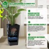 2 Pack Tall Planter with Drainage Holes＆Water Level Monitor＆Inner Bucket - 3 of 4