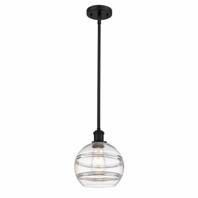 Rochester - 1 Light Stem Hung Mini Pendant In Industrial Style-9.88 Inches Tall and 8 Inches Wide