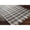 Hauteloom Chilliwack Gray Plaid Wool Rug - 4 of 4
