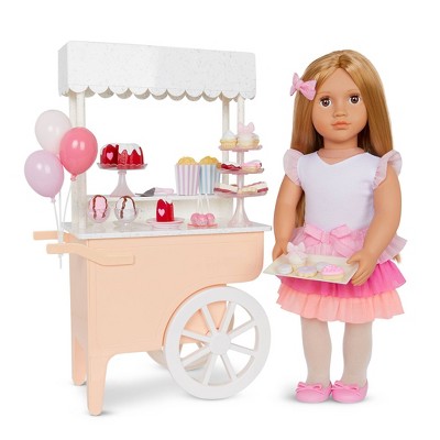 Our Generation Oh So Sweet Dessert Cart Accessory Set for 18&#34; Dolls