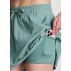 RBX Active Women's Tennis-Style Seamed Pleats Active Skort with Built in Shorts and Pockets - 2 of 4