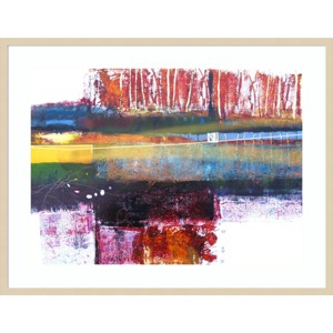 41"x32" Treeline by Martin Decent Wood Framed Wall Art Print - Amanti Art: Giclee, Acrylic, Hardwood - 1 of 4