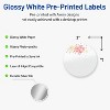 Avery Labels, 2" Diameter, Silver-Holly Sparkles, Glossy, 120ct - 2 of 4