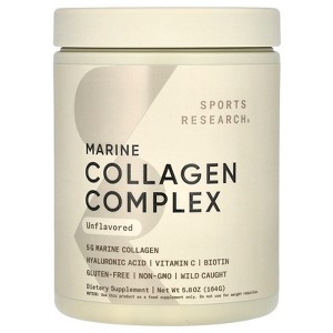 Sports Research Collagen Beauty Complex, Marine Collagen, Dietary Supplement, Powder - 1 of 2