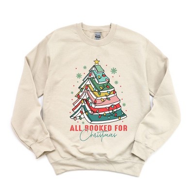 Simply Sage Market Women's Graphic Sweatshirt All Booked For Christmas