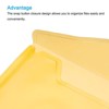 Unique Bargains Home Office Plastic Envelopes File Folders with Snap Button 12 Pcs - 3 of 4