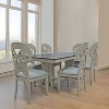 Home Design 7pc Rahma Dining Set Taupe - 2 of 4