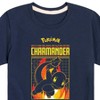 Boys' - Pokémon - Charmander Fire Type Retro Gamer Grid Short Sleeve Graphic T-Shirt - 2 of 4