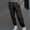 Dalix Butterfly Embroidered Washed Jogger Pant Soft Fleece Relaxed Fit Lounge Womens - 3 of 4