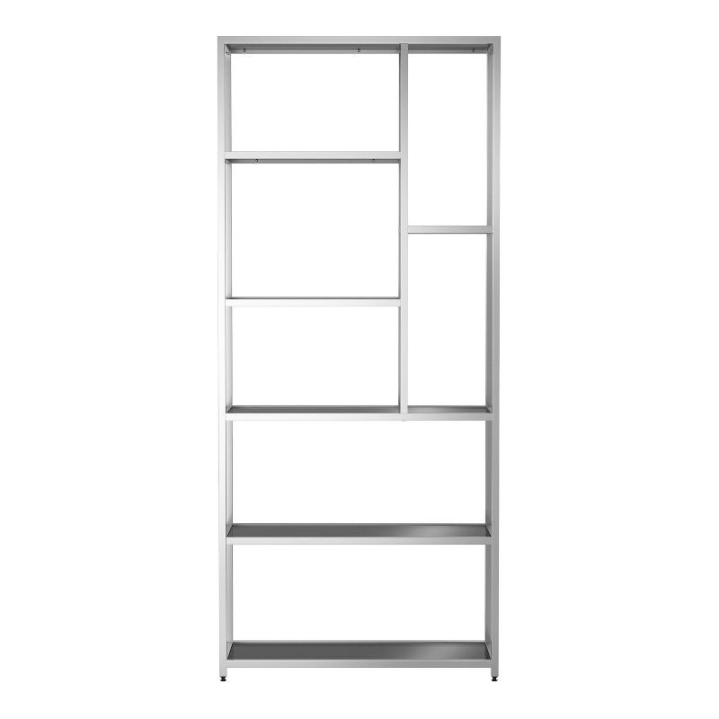 90.5" Suncroft Glass Shelf Accent Bookcase - miBasics, 1 of 7