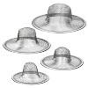 Garnen 4 Pack Kitchen Sink Drain Strainer, Stainless Steel Mesh Sink Strainer Basket, Shower Drain Hair Catcher For Bathroom, 2.1", 2.8", 3.5" & 4.3" - 4 of 4