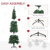 Aghana Digitals 6.5ft Slim Pencil Artificial Christmas Tree with 556 Realistic Tips, Pine Cones, - 3 of 4