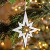 Melrose Wood Star Cut-Out Ornament (Set of 4) - 2 of 4