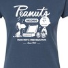 Women's - Peanuts - Charlie Brown Records Fitted Graphic T-Shirt - 2 of 4