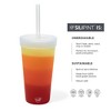 Silipint: Silicone Straw Tumber 22oz: 2 pk - Marigold - image 2 of 4