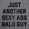 Mens Just Another  Bald Guy T shirt Funny Sarcastic Hair Graphic Novelty Tee - Crazy Dog Men's T Shirt - 2 of 4