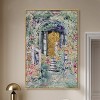 Art Remedy Golden Door Garden Impresionism Landscape Wall Art Framed - 2 of 4