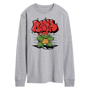 Men's - Teenage Mutant Ninja Turtles Mutant Mayhem - Baby Raph Graphic Long Sleeve Graphic T-Shirt - 1 of 3