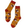 Fall Hedgehog Socks (Women's Sizes, Adult Medium) from the Sock Panda - 2 of 3